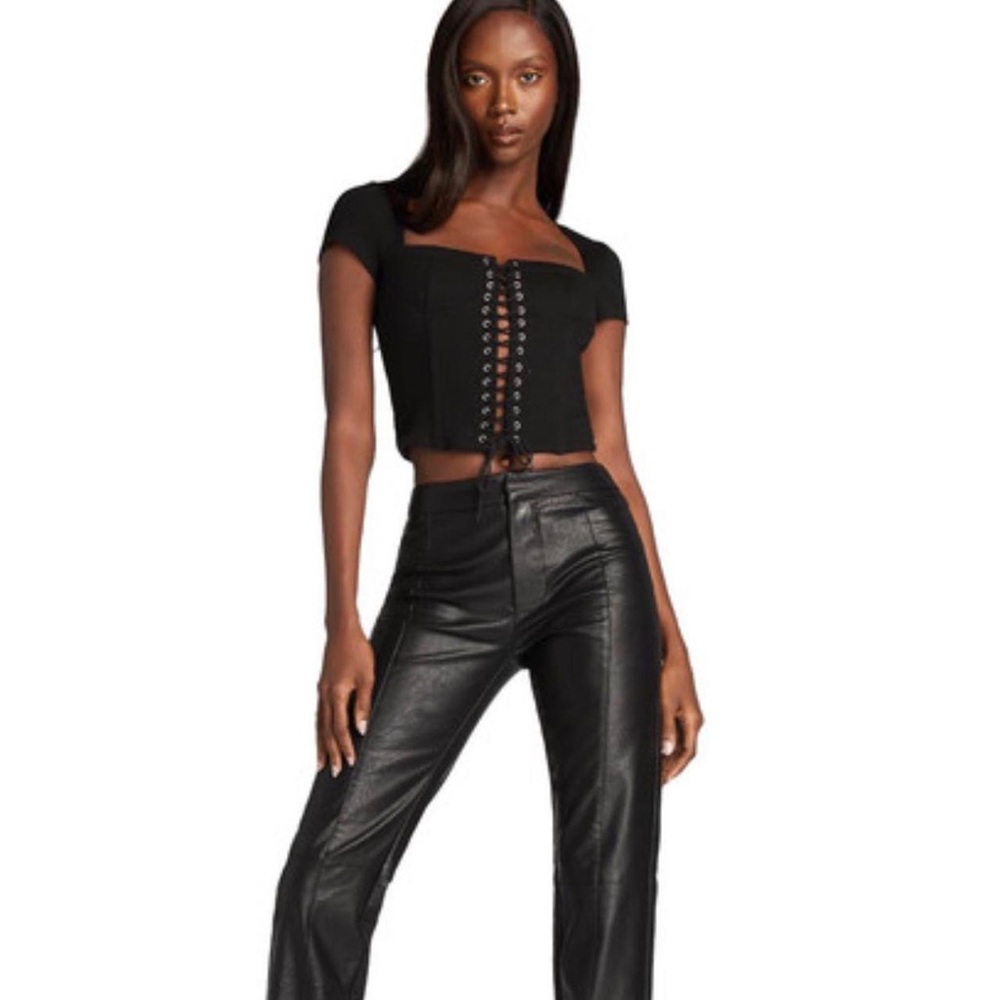 IAMGIA Portia Lace Up Top